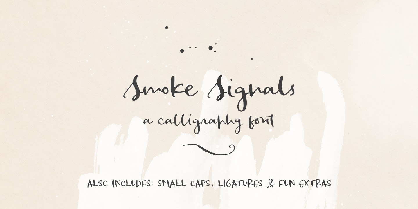 Czcionka Smoke Signals